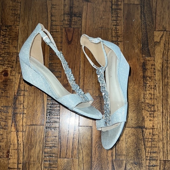 BENJAMIN WALK Touch Ups BEATRIX WEDGE SANDALS with chunky rhinestones 5.5 - Picture 11 of 14